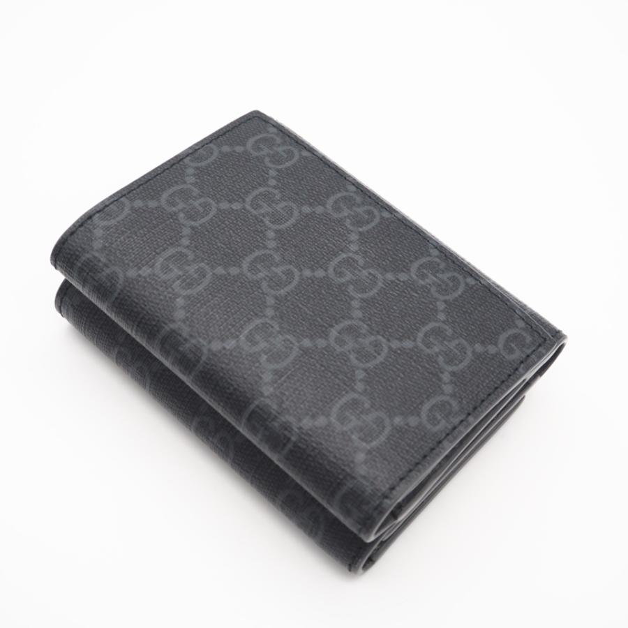 ★3日以内返品可★ 美品 GUCCI グッチ GGスプリーム キャンバス GG 三つ折りウォレット グレー インテリア | GUCCI | 02