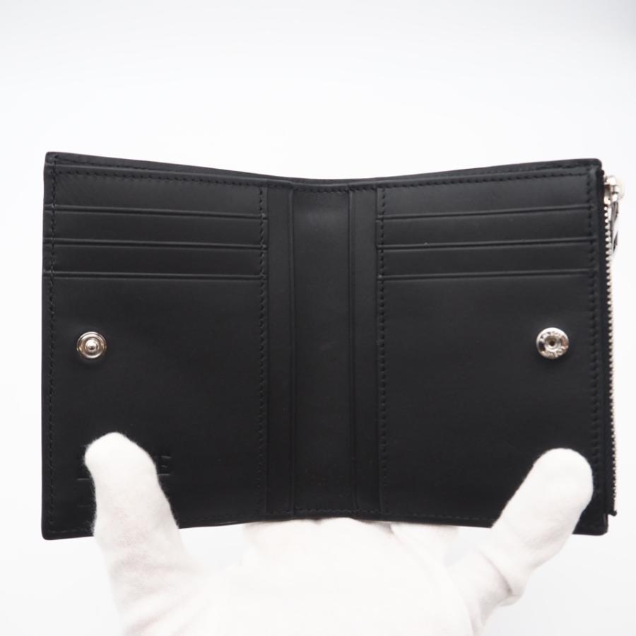 ★3日以内返品可★ 美品 LOEWE ロエベ シャイニーカーフ スリム コンパクト ウォレット C568W73X01 | LOEWE | 08