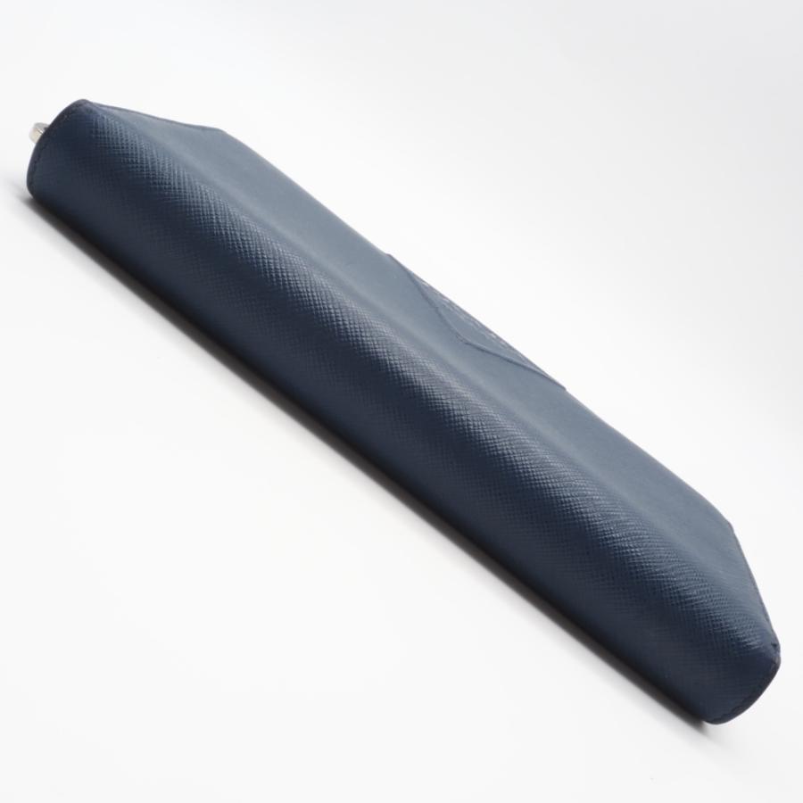 ★3日以内返品可★  PRADA プラダ サフィアーノ レザー ラウンドジップウォレット ネイビー 2ML317 長財布 ブルー | PRADA | 05