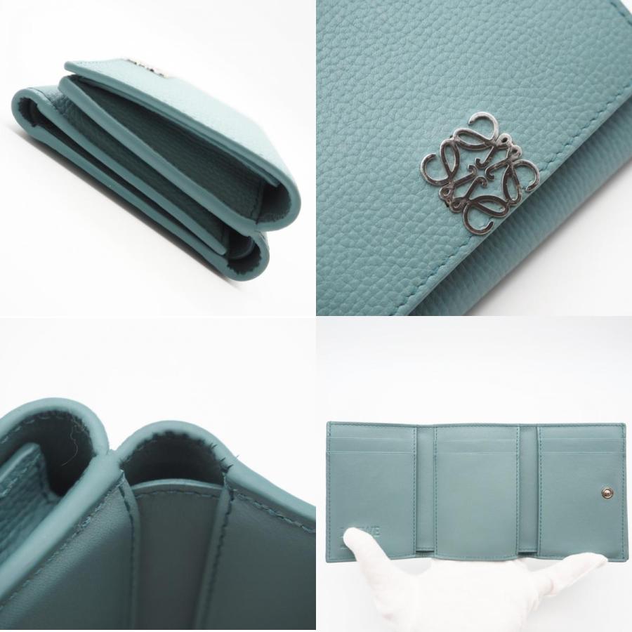 ★3日以内返品可★ 美品 LOEWE ロエベ アナグラム トライフォールド ウォレット C821TR2X02 二つ折り財布 | LOEWE | 07