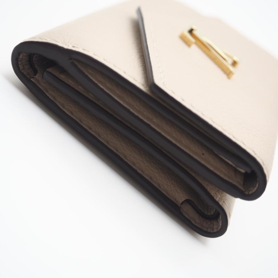 ★3日以内返品可★ 極美品 LOUIS VUITTON ルイ・ヴィトン カーフレザー ポルトフォイユ ロックミニ グレージュ | LOUIS VUITTON | 06