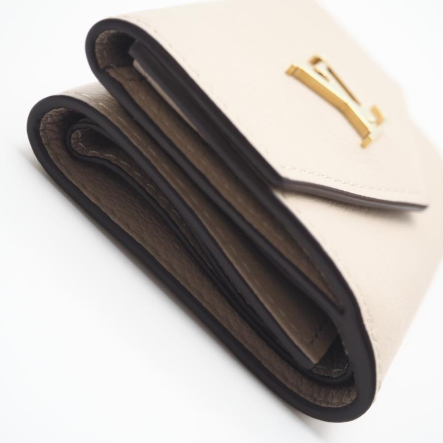 ★3日以内返品可★ 極美品 LOUIS VUITTON ルイ・ヴィトン カーフレザー ポルトフォイユ ロックミニ グレージュ | LOUIS VUITTON | 07