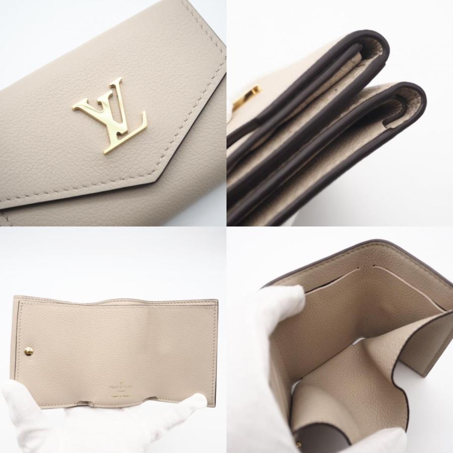 ★3日以内返品可★ 極美品 LOUIS VUITTON ルイ・ヴィトン カーフレザー ポルトフォイユ ロックミニ グレージュ | LOUIS VUITTON | 08