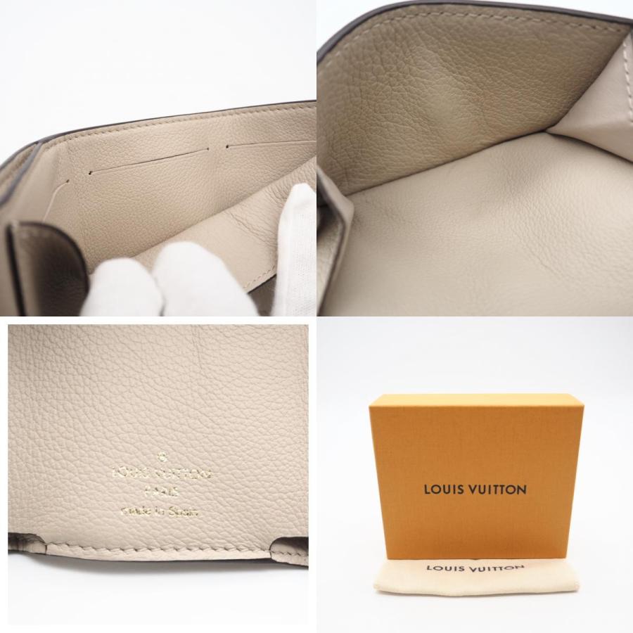 ★3日以内返品可★ 極美品 LOUIS VUITTON ルイ・ヴィトン カーフレザー ポルトフォイユ ロックミニ グレージュ | LOUIS VUITTON | 09