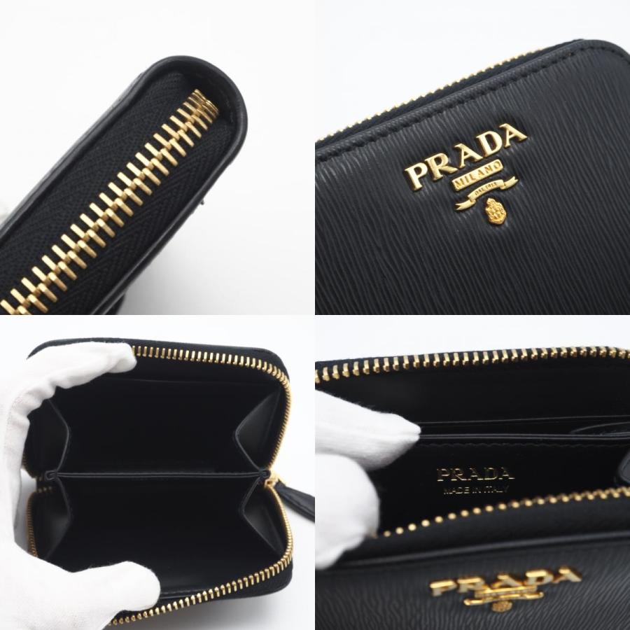 ★3日以内返品可★ 未使用 PRADA プラダ ヴィッテロムーブ コインケース ネロ 1MM268 コインケース ブラック | PRADA | 08