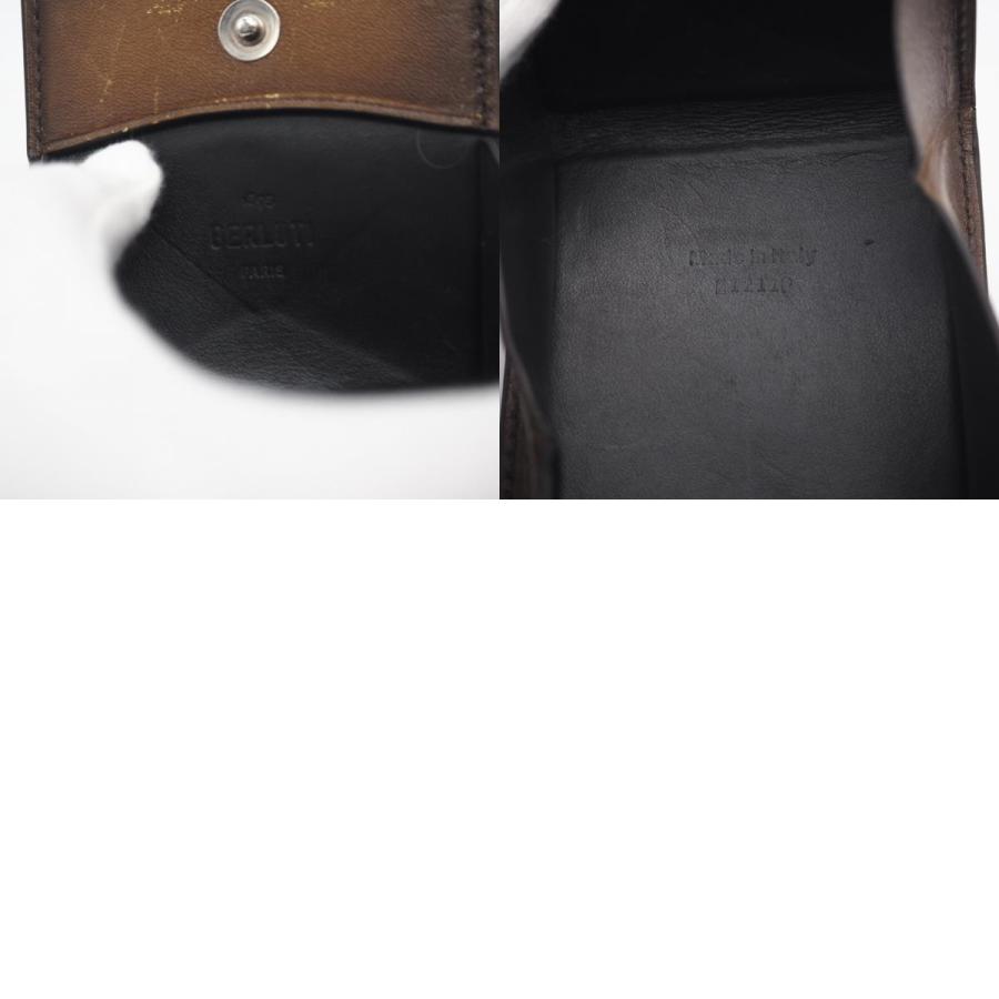 ★3日以内返品可★  Berluti ベルルッティ ヴェネチアレザー オリジンマネーパース - コインケース ブラウン レザー |  | 09