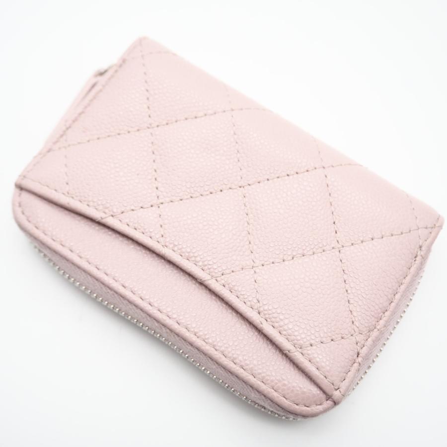 ★3日以内返品可★ 美品 CHANEL シャネル マトラッセ キャビアスキン クラシック ジップコインパース AP0216 | CHANEL | 02