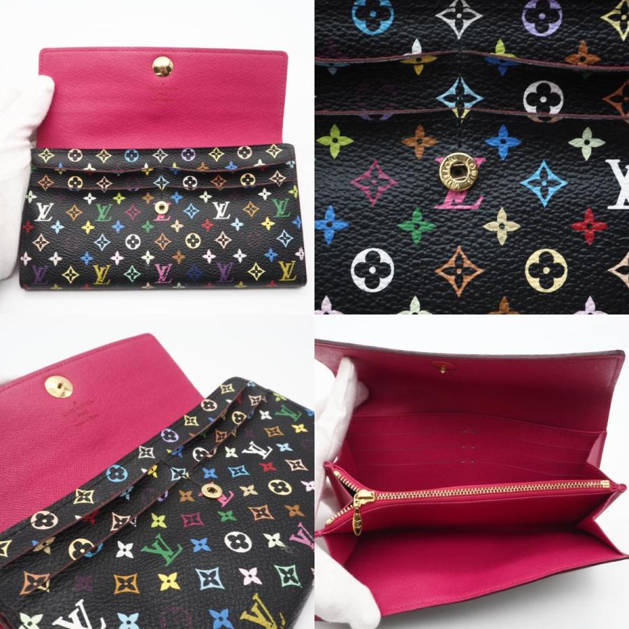 ★3日以内返品可★ 美品 LOUIS VUITTON ルイ・ヴィトン モノグラム マルチカラー キャンバス ポルトフォイユ サラ | LOUIS VUITTON | 08