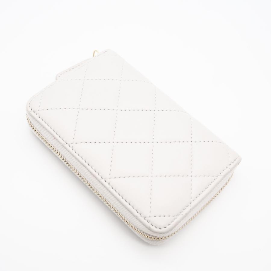 ★3日以内返品可★ 極美品 CHANEL シャネル マトラッセ コインパース AP4341 コインケース グレー ラムスキン | CHANEL | 02