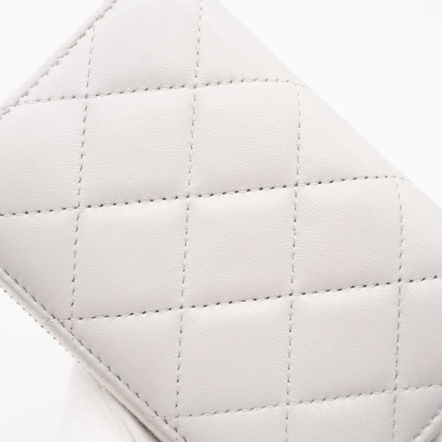 ★3日以内返品可★ 極美品 CHANEL シャネル マトラッセ コインパース AP4341 コインケース グレー ラムスキン | CHANEL | 03