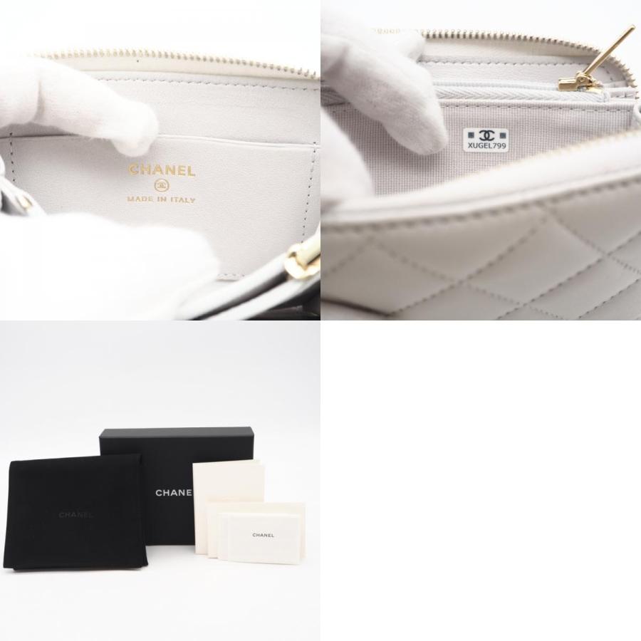 ★3日以内返品可★ 極美品 CHANEL シャネル マトラッセ コインパース AP4341 コインケース グレー ラムスキン | CHANEL | 09