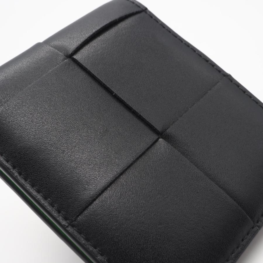 ★3日以内返品可★ 美品 BOTTEGAVENETA ボッテガヴェネタ マキシイントレチャート レザー 二つ折り財布 |  | 03