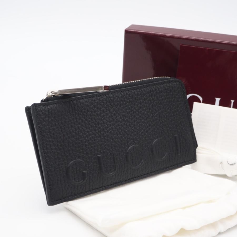 GUCCI（グッチ） ☆3日以内返品可☆ 未使用 ロゴ ジップカードケース