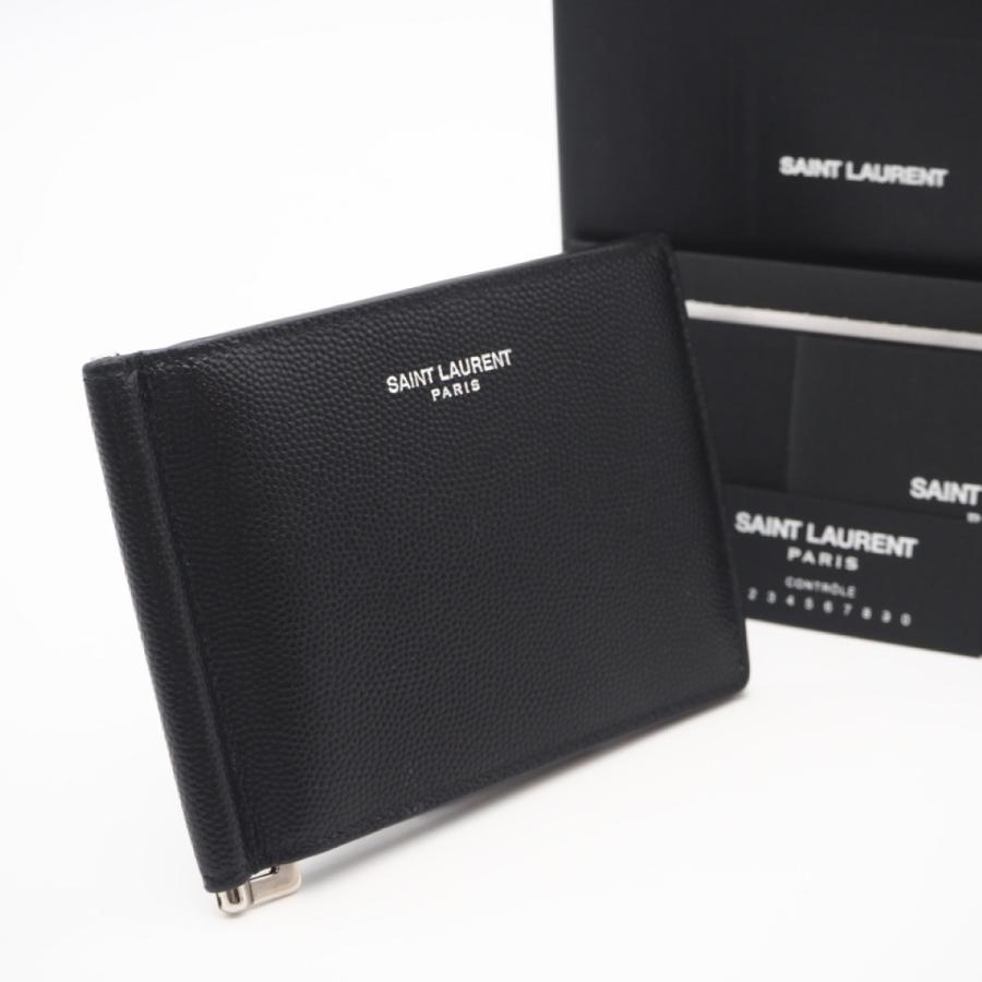 ☆3日以内返品可☆ 美品 SAINT LAURENT サンローラン ロゴ ビル