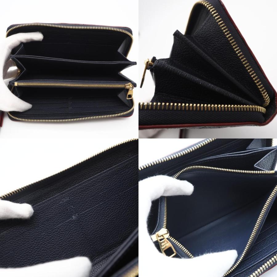 【美品SS】ルイヴィトン　ジッピーウォレット　アンプラント　マリーヌルージュ LOUIS VUITTON（ルイ・ヴィトン） ☆3日以内返品可☆ モノグラム アン