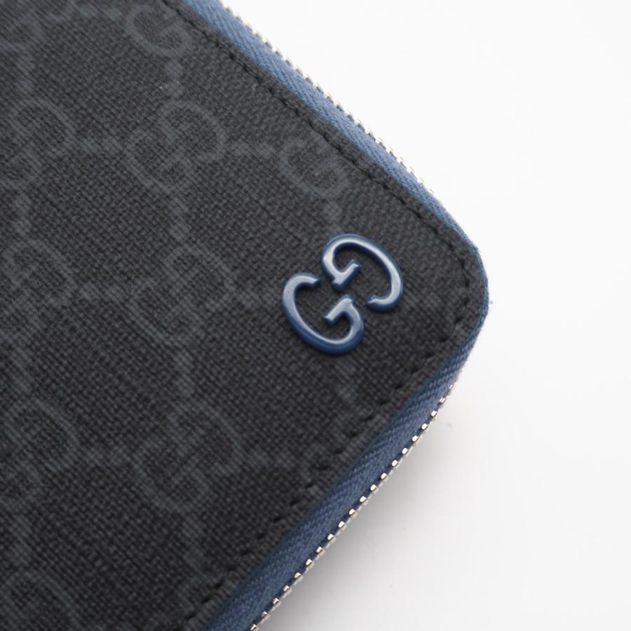 【美品/付属品完備】 GUCCI グッチ ドリアン シマレザー プレートチャーム GUCCI（グッチ） ☆3日以内返品可☆ 極美品 GGスプリーム ジップ