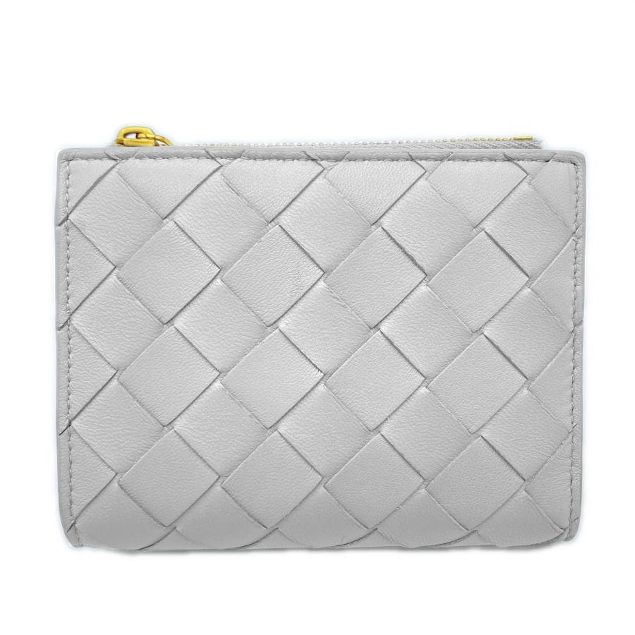 ★3日以内返品可★ 美品 BOTTEGAVENETA ボッテガヴェネタ イントレチャート中 レザー 二つ折り財布 749940 |  | 01