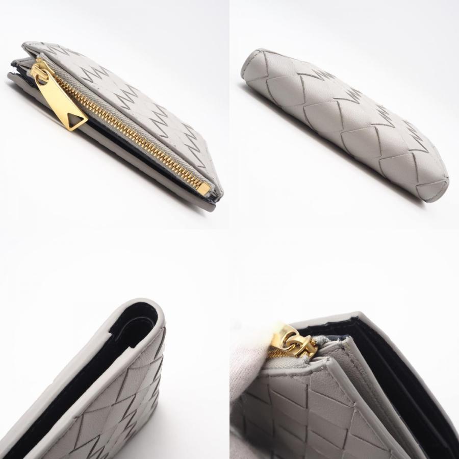 ★3日以内返品可★ 美品 BOTTEGAVENETA ボッテガヴェネタ イントレチャート中 レザー 二つ折り財布 749940 |  | 07