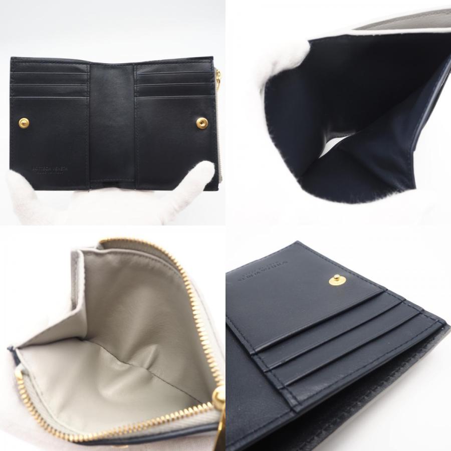 ★3日以内返品可★ 美品 BOTTEGAVENETA ボッテガヴェネタ イントレチャート中 レザー 二つ折り財布 749940 |  | 08