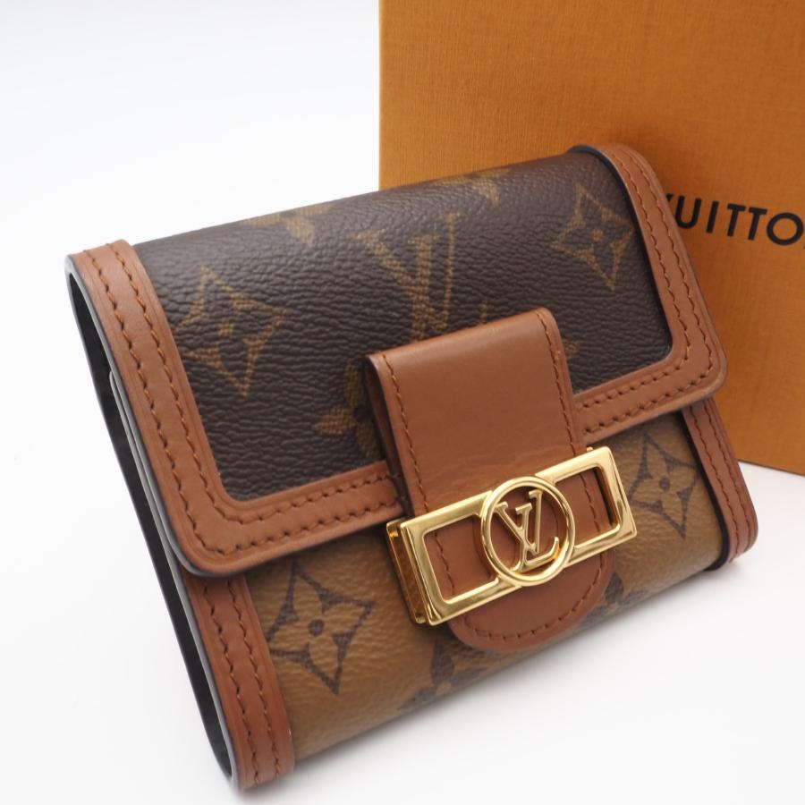 ★3日以内返品可★ 美品 LOUIS VUITTON ルイ・ヴィトン モノグラム リバース ポルトフォイユ ドーフィーヌ | LOUIS VUITTON