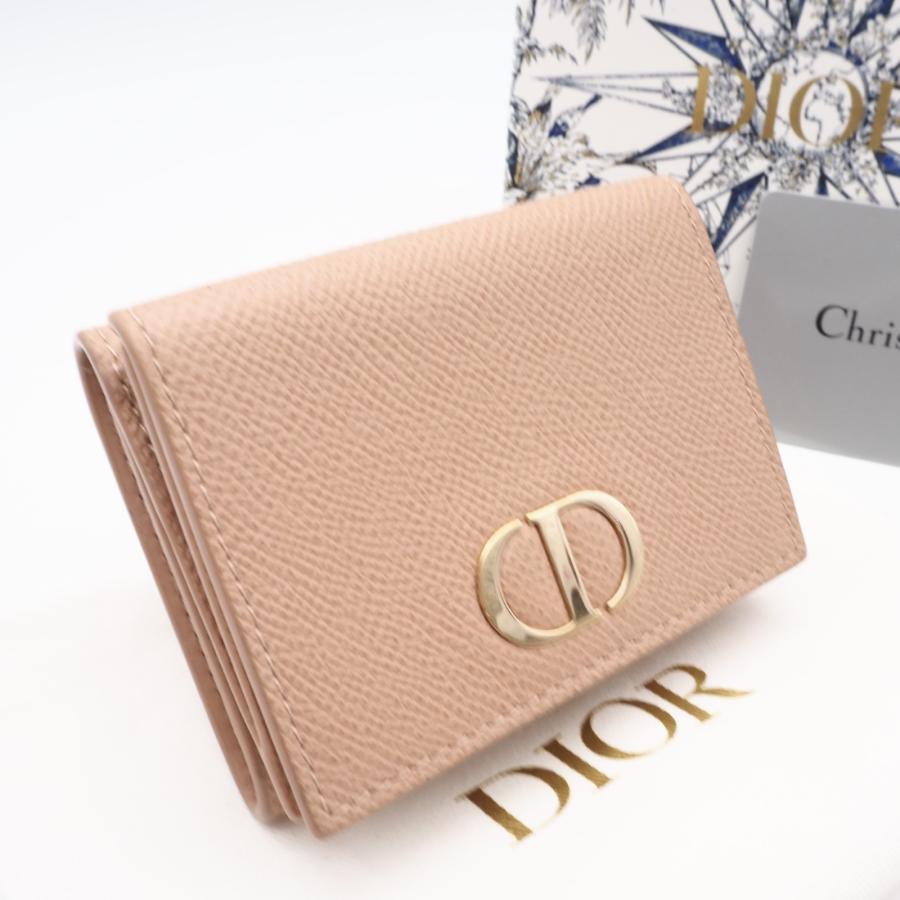 ★3日以内返品可★ 美品 Christian Dior クリスチャンディオール グレインドカーフスキン 30 モンテーニュ | 