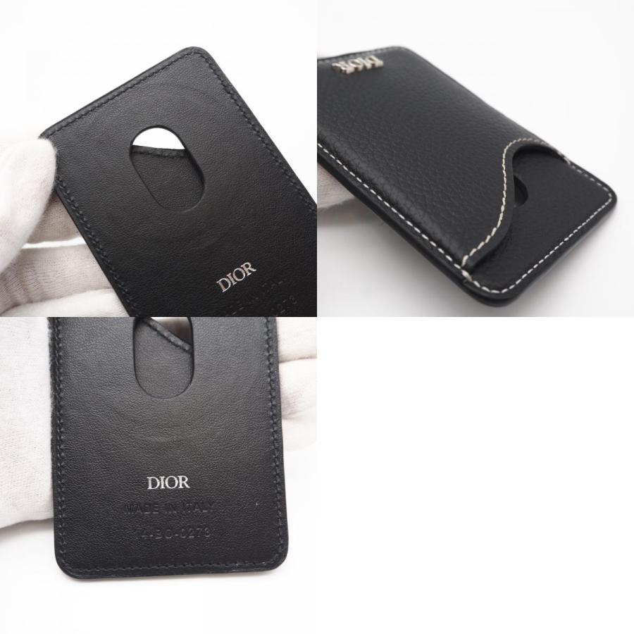 ★3日以内返品可★ 美品 Dior ディオール Saddle マグネット カードホルダー 2ADCH168YKK_H00N |  | 09