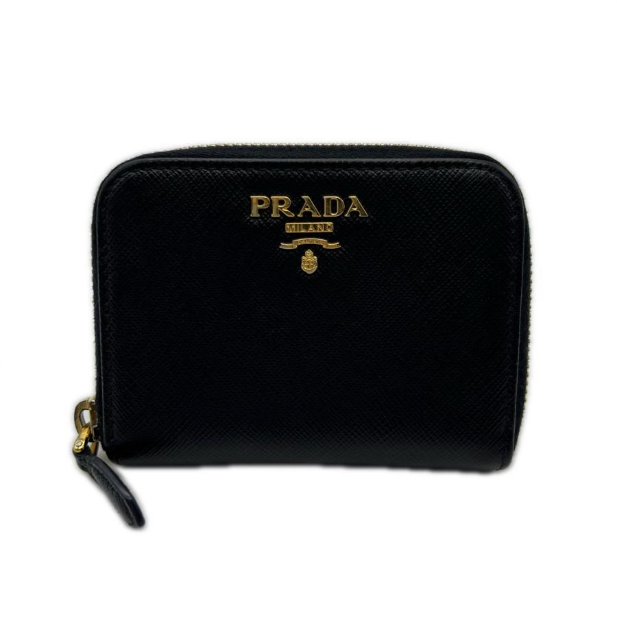 ★3日以内返品可★  PRADA プラダ サフィアーノ レザー コインケース 1MM268 コインケース ブラック サフィアーノ | PRADA | 01