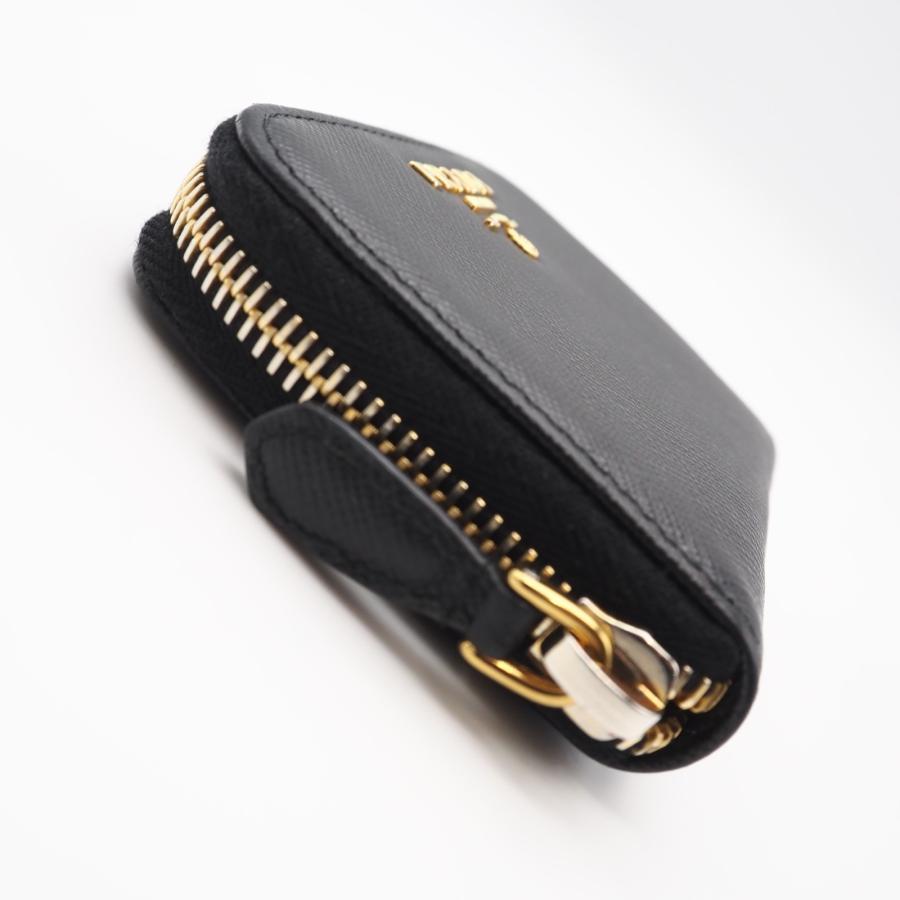 ★3日以内返品可★  PRADA プラダ サフィアーノ レザー コインケース 1MM268 コインケース ブラック サフィアーノ | PRADA | 07