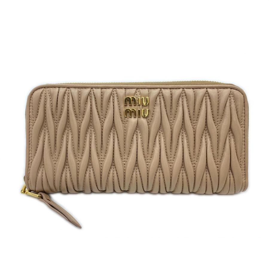 miu miu（ミュウミュウ） ☆3日以内返品可☆ 美品 マテラッセ ラウンド