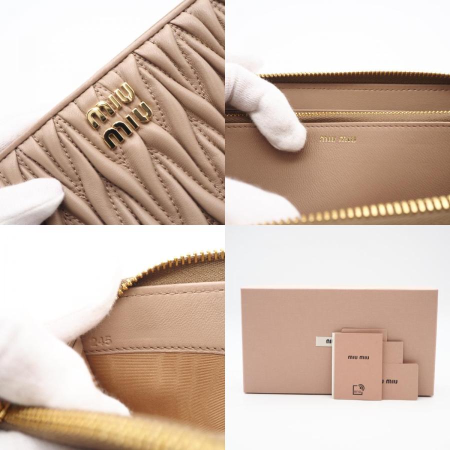 miu miu（ミュウミュウ） ☆3日以内返品可☆ 美品 マテラッセ ラウンド