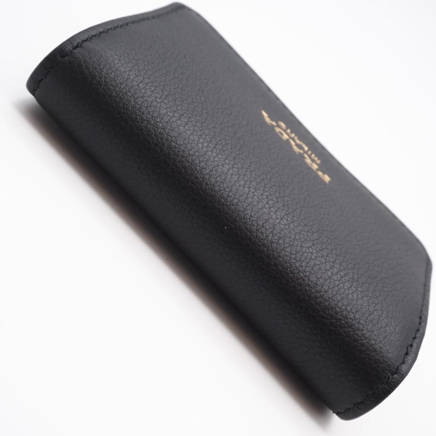 ★3日以内返品可★ 極美品 PRADA プラダ ポルタ ピッコロ パッティーナ ソフトレザー プリントロゴ コンパクトウォレット | PRADA | 05