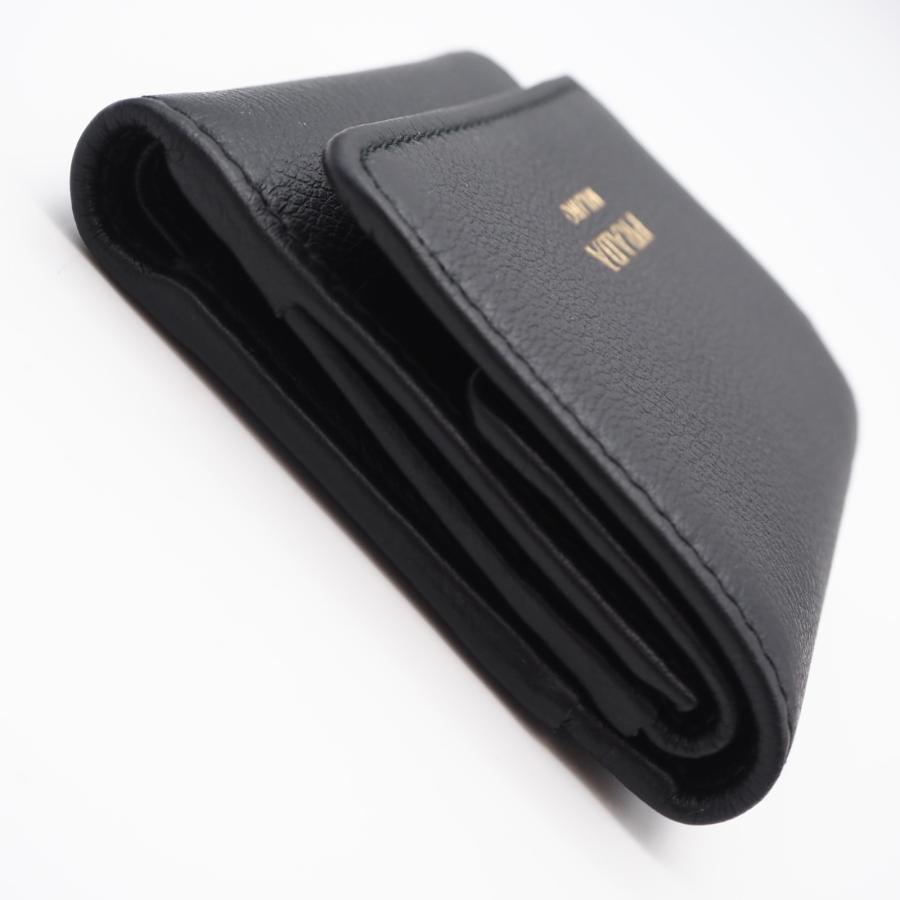 ★3日以内返品可★ 極美品 PRADA プラダ ポルタ ピッコロ パッティーナ ソフトレザー プリントロゴ コンパクトウォレット | PRADA | 07