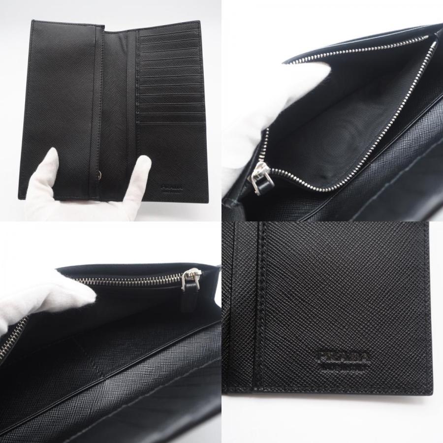 ★3日以内返品可★ 美品 PRADA プラダ サフィアーノ 二つ折り長財布 2MV836 長財布 シルバー サフィアーノ メンズ | PRADA | 09