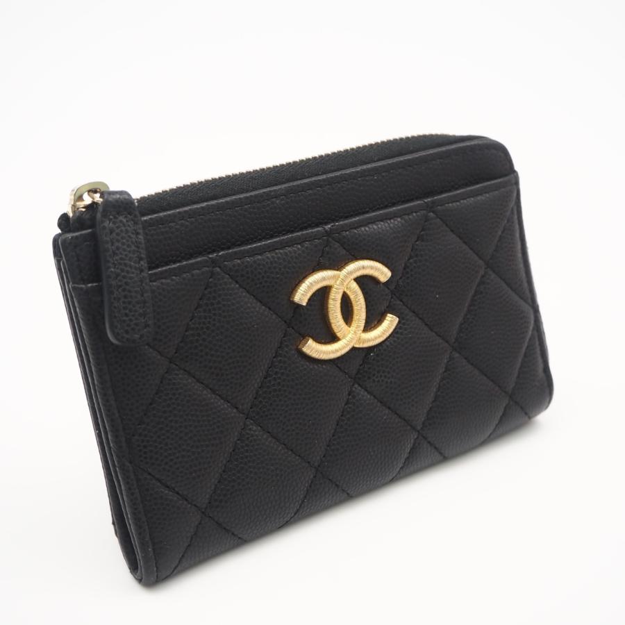 美品　CHANEL シャネル　マトラッセ　フラグメントケース　キャビアスキン CHANEL（シャネル） ☆3日以内返品可☆ 美品 キャビアスキン