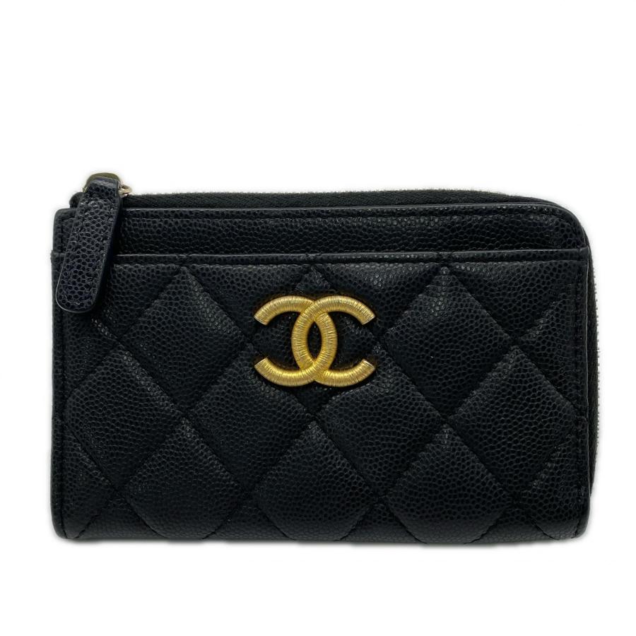 シャネル キャビアスキン マトラッセ ケース 小銭入れ A746 CHANEL（シャネル） ☆3日以内返品可☆ 美品 キャビアスキン