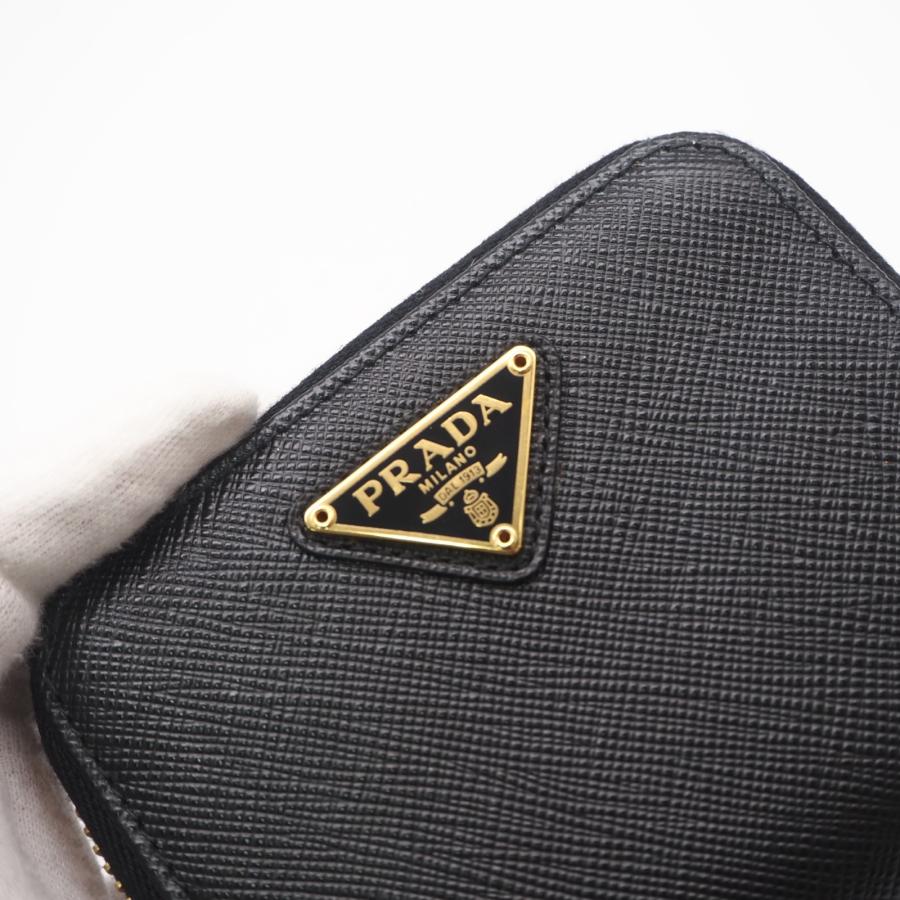 ★3日以内返品可★ 美品 PRADA プラダ サフィアーノ トライアングルロゴ ケース 2MM003_QHH_F0016 ケース ネイビー サフィアーノ メンズ PRADA（プラダ） ☆3日以内返品可☆ 美品 サフィアーノ トライアングル
