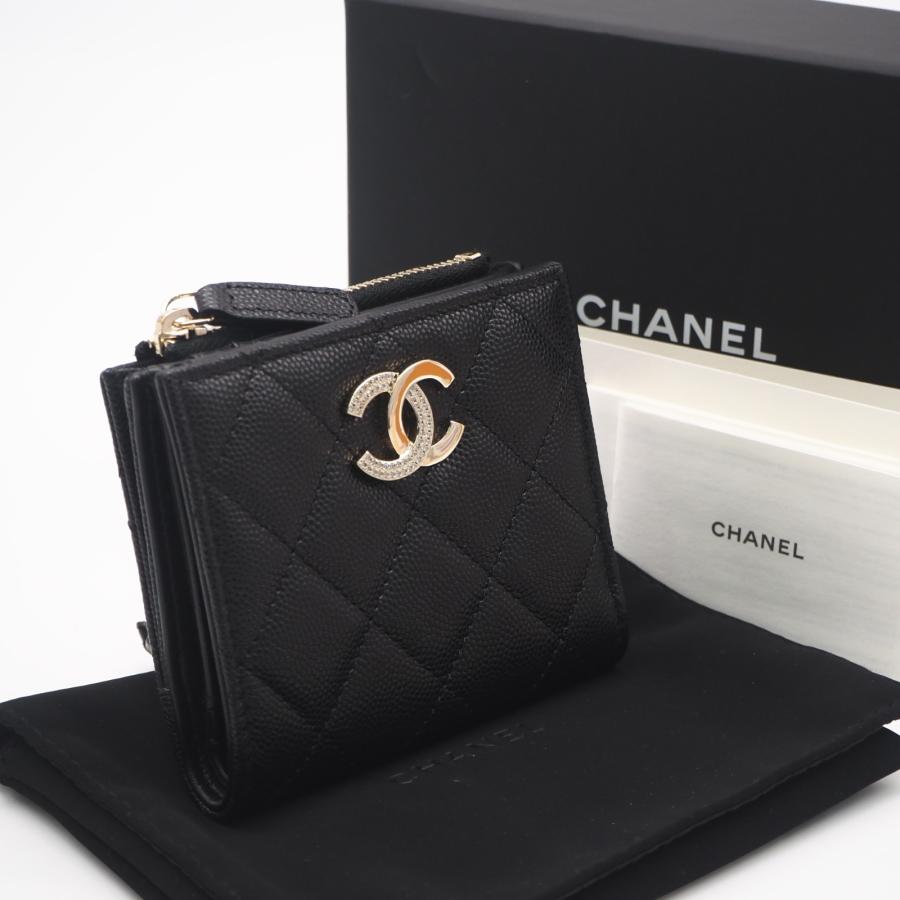 シャネル CHANEL 財布 マトラッセ コンパクト 二つ折り ウォレット CHANEL（シャネル） ☆3日以内返品可☆ 未使用 マトラッセ コンパクト