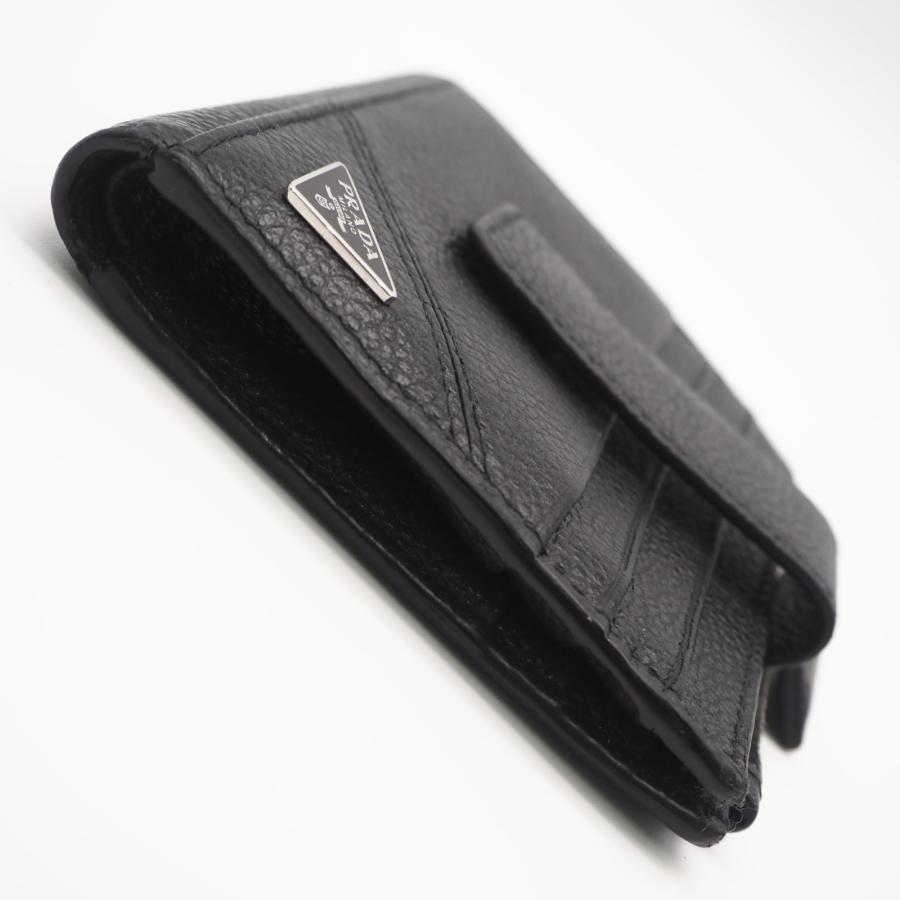 ★3日以内返品可★  PRADA プラダ ヴィッテロ マイクログレイン コンパクトウォレット 2MC066 二つ折り財布 | PRADA | 06