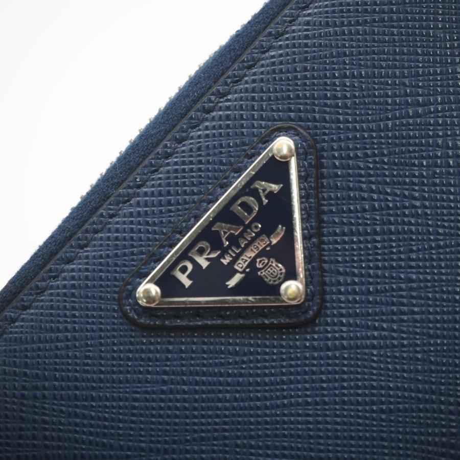 PRADA サフィアーノ ケース 小銭入れ 三角ロゴ 黒 正規品　箱無し SAFFIANO TRIANGLE カードケース サフィアーノレザー ブラック 三角