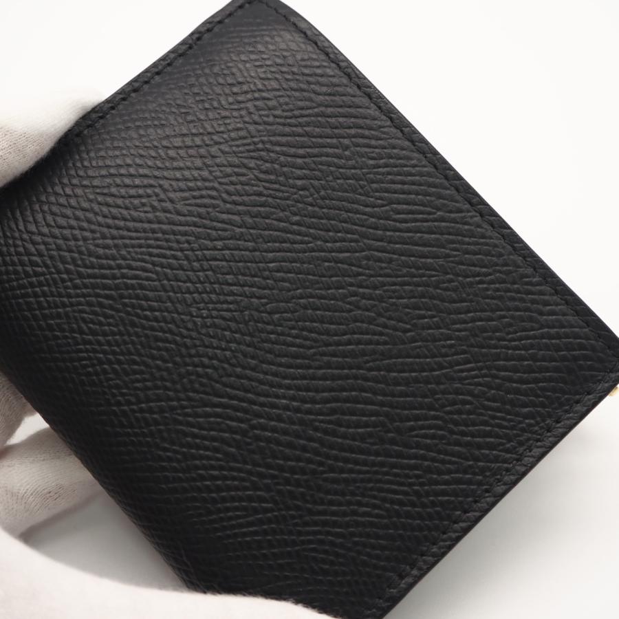 ★3日以内返品可★ 美品 CELINE セリーヌ グレインドカーフスキン コンパクトウォレット トリオンフ チャーム | CELINE | 02