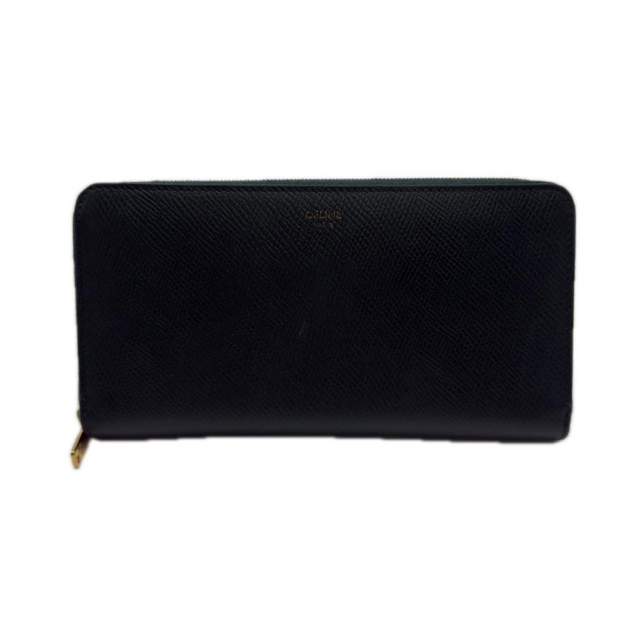 CELINE（セリーヌ） ☆3日以内返品可☆ カーフスキン ラージ ジップ 