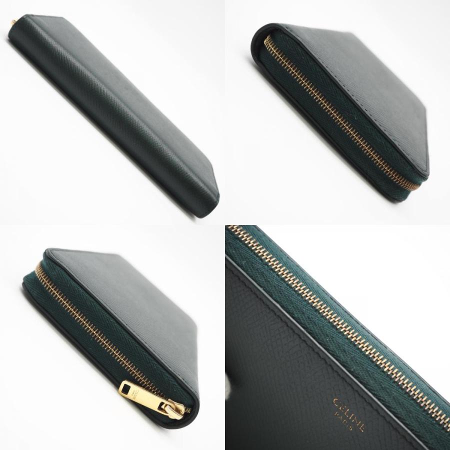 CELINE（セリーヌ） ☆3日以内返品可☆ カーフスキン ラージ ジップ 