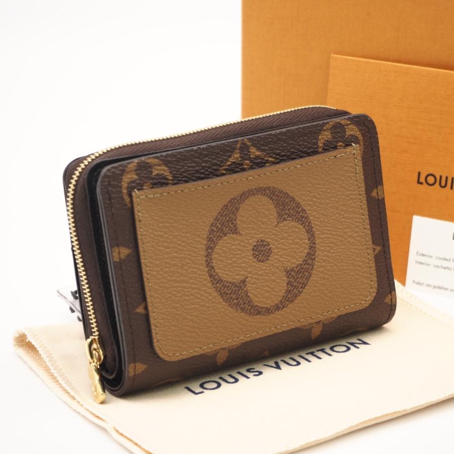 ★3日以内返品可★ 極美品 LOUIS VUITTON ルイ・ヴィトン モノグラム リバース ポルトフォイユ ルー M81461 | LOUIS VUITTON