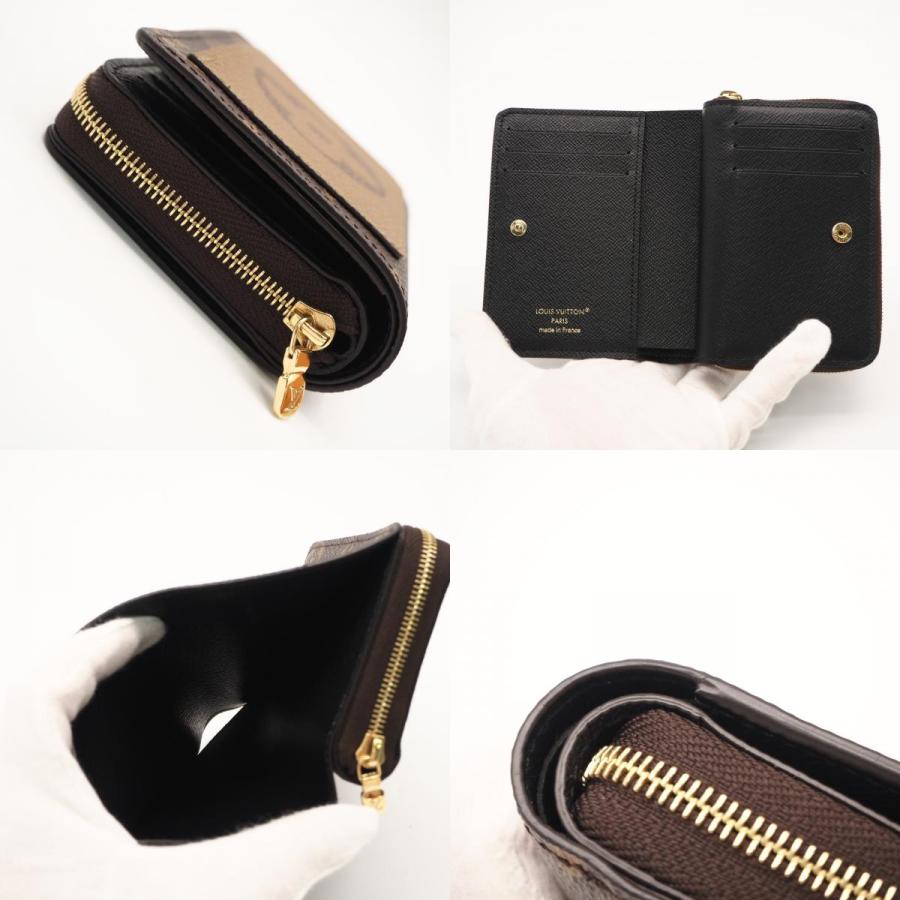 ★3日以内返品可★ 極美品 LOUIS VUITTON ルイ・ヴィトン モノグラム リバース ポルトフォイユ ルー M81461 | LOUIS VUITTON | 08