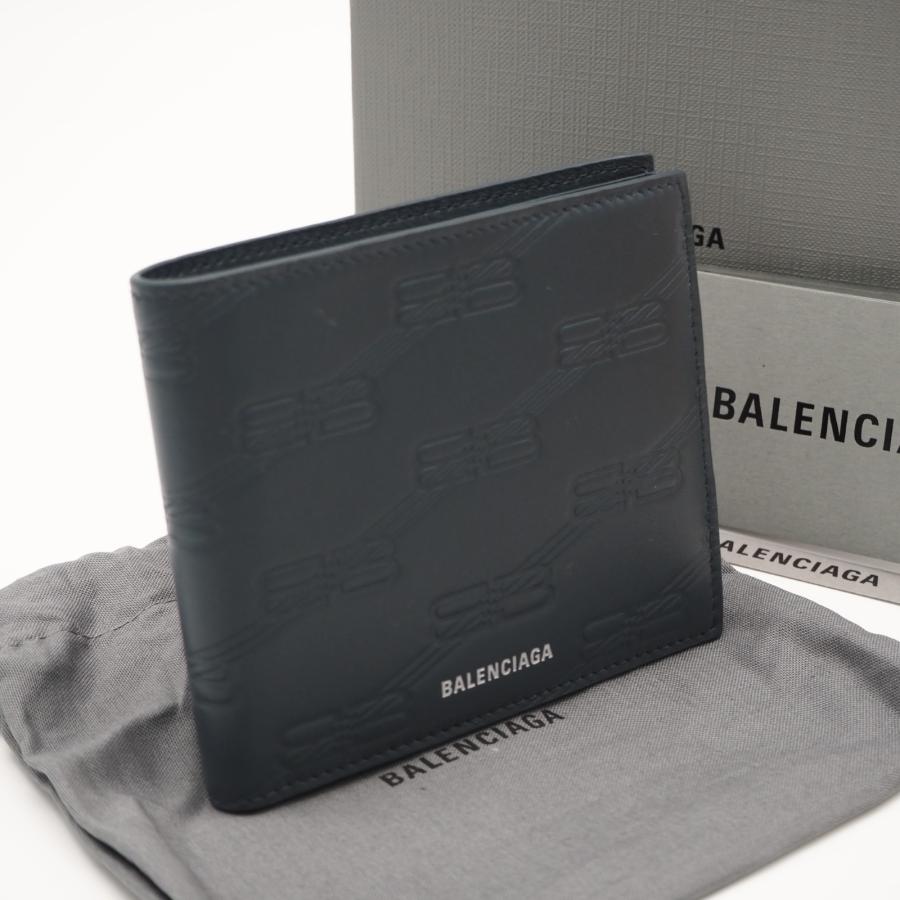 国内正規品⭐️BALENCIAGA グラフィティ 二つ折り財布　入れあり BALENCIAGA（バレンシアガ） ☆3日以内返品可☆ 美品 BBモノグラム 二