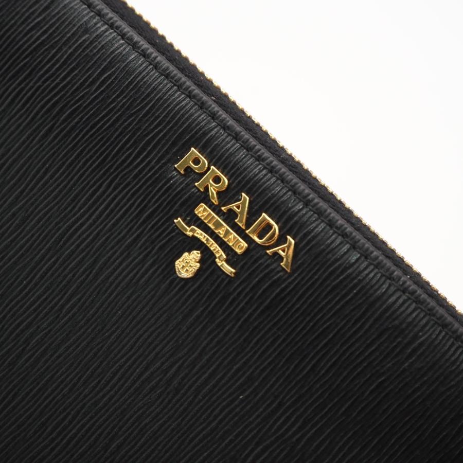 ★3日以内返品可★ 美品 PRADA プラダ サフィアーノメタル ラウンドファスナー長財布 1ML506 長財布 ブラック | PRADA | 05