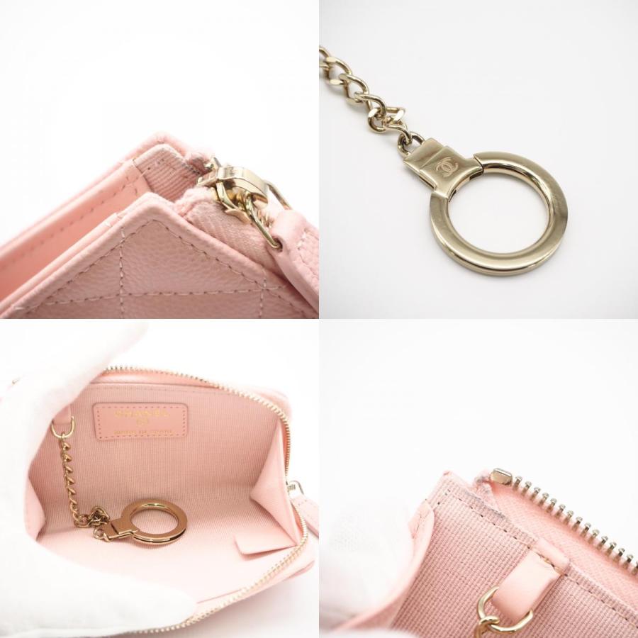 CHANEL ケース 小銭入れ キーリング付き CHANEL（シャネル） ☆3日以内返品可☆ 極美品 マトラッセ キーリング