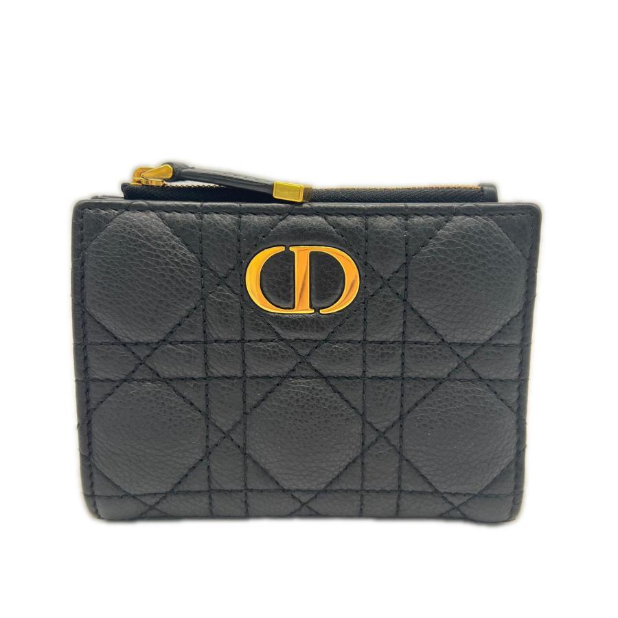 クリスチャンディオール カロ カナージュ カーフスキン ウォレット ☆3日以内返品可☆ 美品 Dior ディオール カナージュ カーフスキン