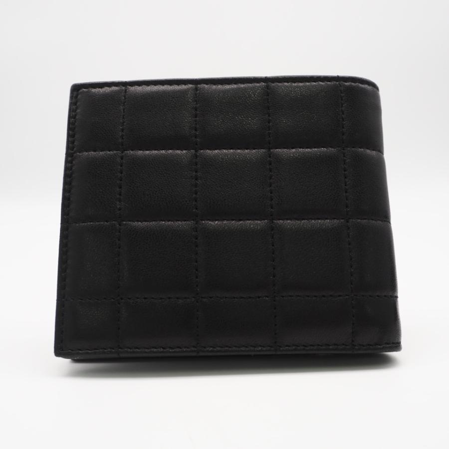 ★3日以内返品可★ 美品 SAINT LAURENT サンローラン カーフレザー キルティング ロゴ コンパクトウォレット |  | 02