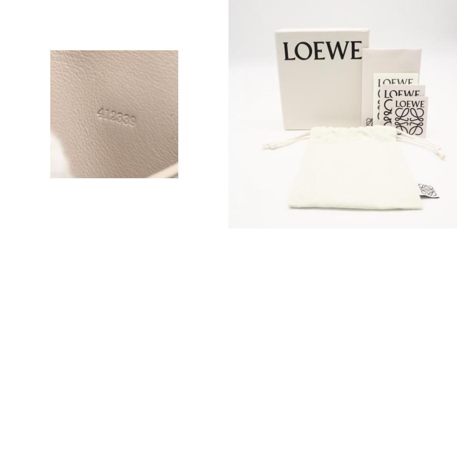 ★3日以内返品可★ 美品 LOEWE ロエベ ペブルグレインカーフ アナグラム キーケース クレイ C821K92X01 | LOEWE | 09
